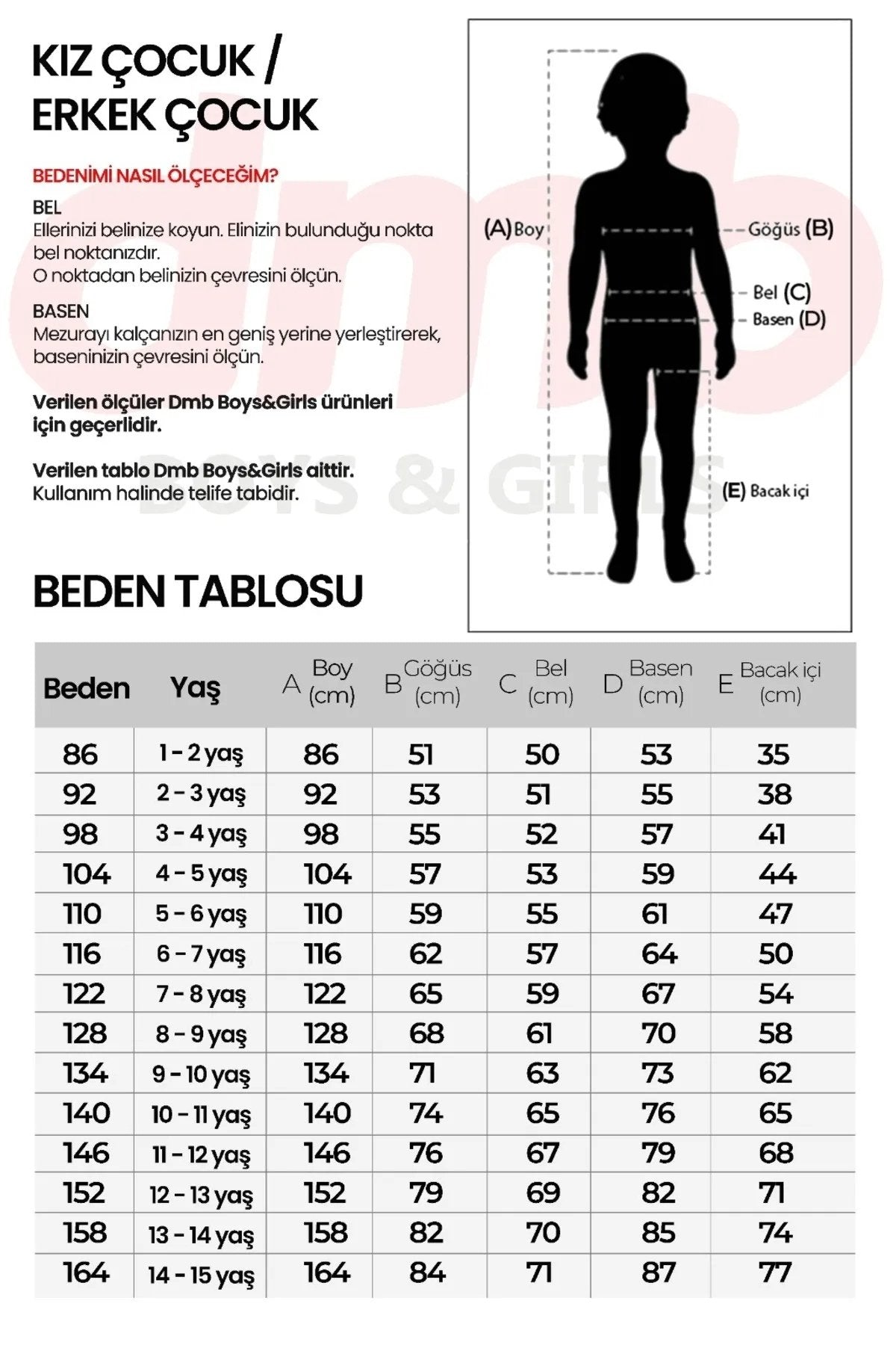 Kız Çocuk Çizgili Kalp Baskılı Tişört Kırmızı